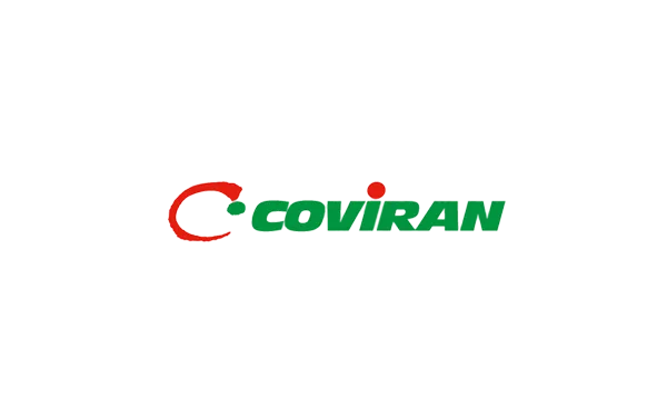 logo coviran colaborador con nuestra academia de inglés y más idiomas en Granada